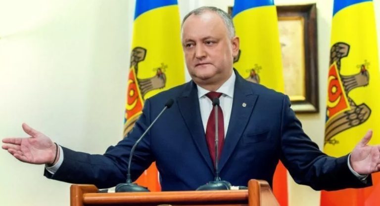 VIDEO/ Dodon: PAS acuză unii politicieni că ar fi „coloana a 5-a a Rusiei” pentru a distruge toți oponenții politici