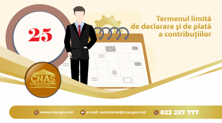 Expiră termenul limită de achitare a contribuţiilor de asigurări sociale de stat obligatorii. Anunțul făcut de CNAS