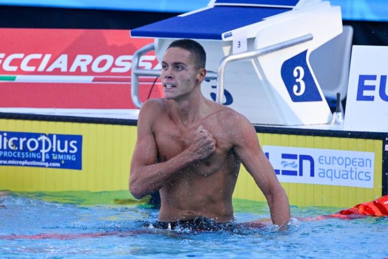David Popovici a stabilit un nou record mondial la Campionatul European de natație de la Roma