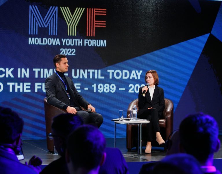 Maia Sandu, la Youth Forum 2022: Pentru a construi un stat eficient avem nevoie de energia, ingeniozitatea, spiritul civic și viziunea tinerilor