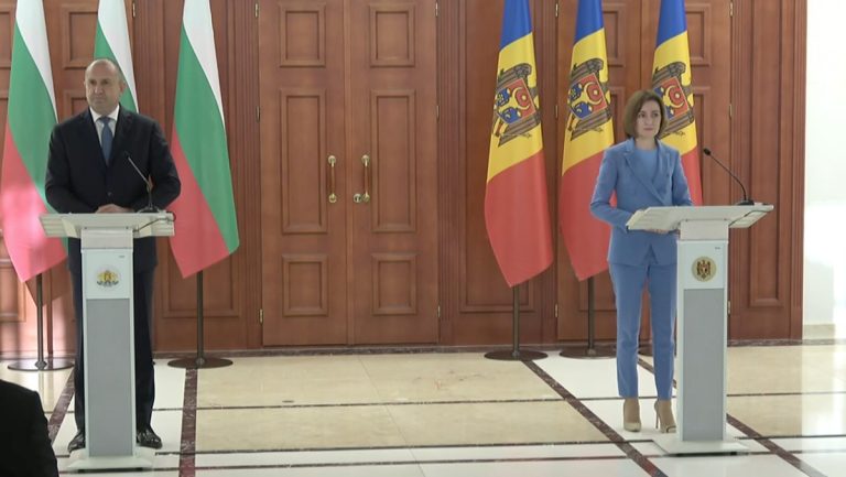 LIVE/ Președinta R. Moldova și președintele R. Bulgaria susțin o conferință de presă