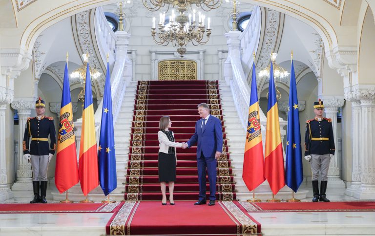 Maia Sandu, întrevedere cu Klaus Iohannis: România este pentru noi un avocat important în parcursul european