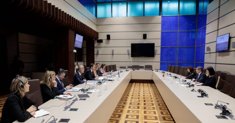 VIDEO/ Reforma justiție, discutată de președintele Parlamentului cu membrii delegației UE la Comitetul Parlamentar de Asociere R. Moldova – UE