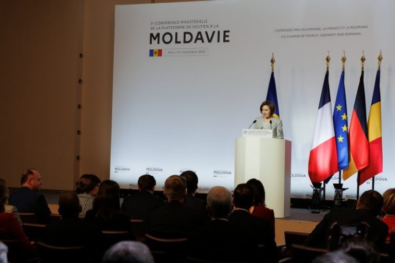 Platforma de sprijin pentru R. Moldova. Maia Sandu mulțumește partenerilor și prietenilor pentru „solidaritate și angajamentele importante”: Ne pregătim pentru o iarnă grea