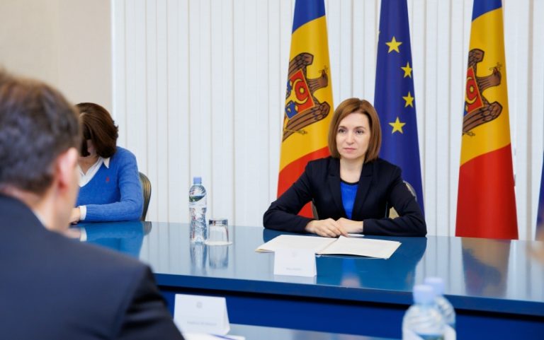 Reforma justiției și criza energetică, discutată de Maia Sandu cu membrii delegației UE