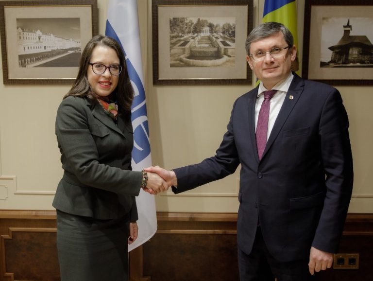 Președintele Parlamentului, în discuții cu șefa Misiunii OSCE în R. Moldova: „Sarcina noastră principală este să păstrăm stabilitatea și pacea”
