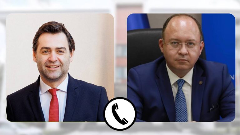 Ministrul de Externe Nicu Popescu a discutat cu omologul său Bogdan Aurescu despre pregătirea conferinței donatorilor „Platforma de sprijin a R. Moldova”