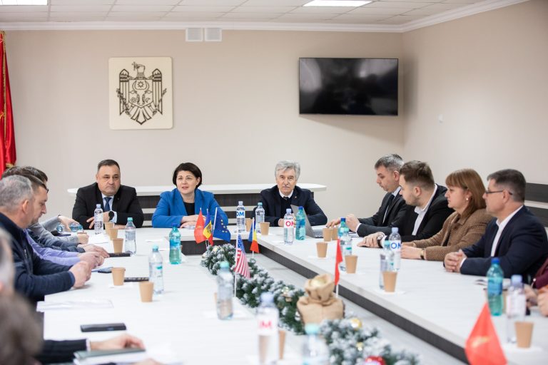 Gavrilița, întrevedere cu primarii din Ștefan Vodă: Vă îndemn să ne concentrăm pe lucruri importante pentru cetățenii noștri