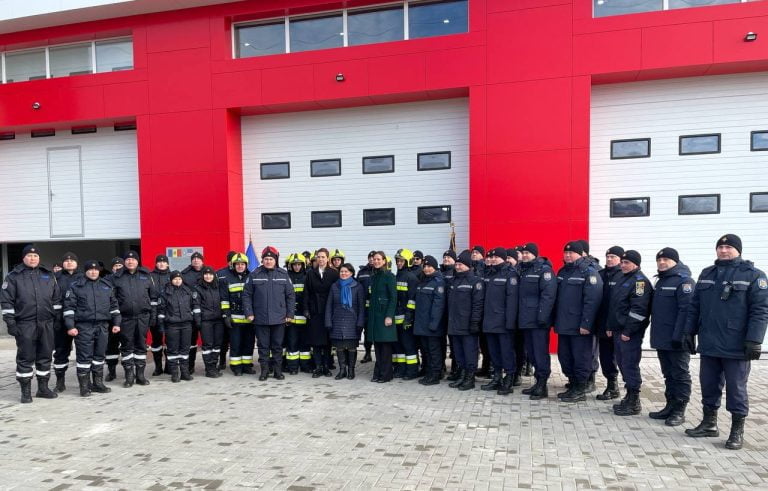 FOTO/ Noul sediu al Unității salvatori și pompieri din Ştefan Vodă, inaugurat