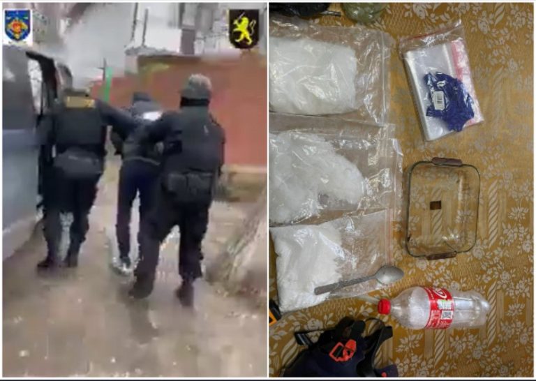 VIDEO/ Un cetățean al Rusiei și complicii săi din R. Moldova, condamnați la 11 și 7 ani de închisoare pentru trafic de droguri de peste 380.000 lei, preparate într-un laborator din Bălți