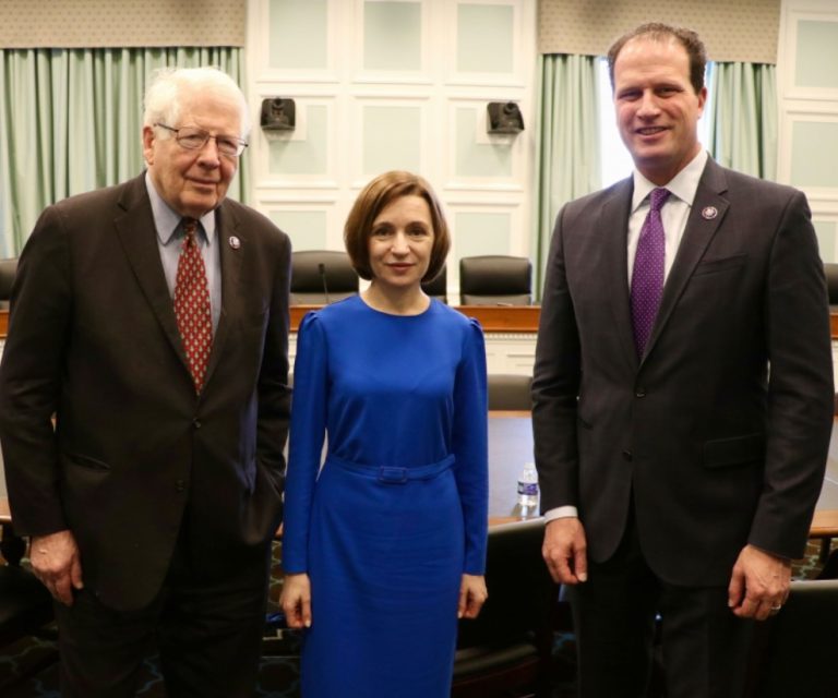 Președinta R. Moldova s-a întâlnit cu membrii Grupului de prietenie cu Moldova din Congresul SUA