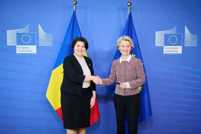 Progresul R. Moldova în procesul de integrare europeană, discutat de Natalia Gavrilița cu Ursula von der Leyen