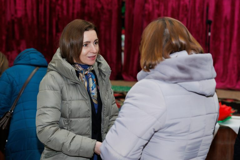 Maia Sandu, discuție cu sătenii din raionul Leova: Vom face totul pentru a păstra pacea și stabilitatea în R. Moldova