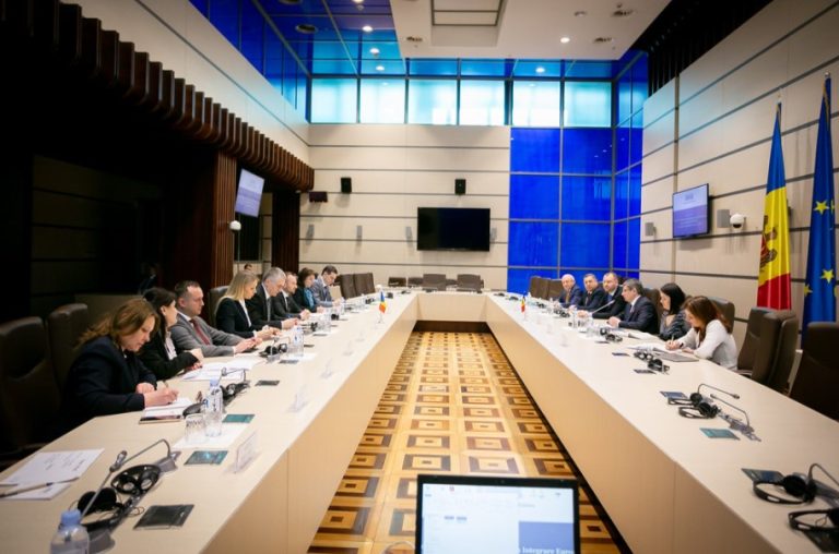 Speakerul Grosu a discutat despre parcursul de integrare europeană a R. Moldova cu un grup de parlamentari din Camera Deputaților și din Senatul României