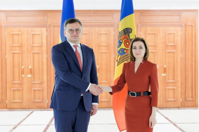 VIDEO/ Maia Sandu, întrevedere cu Dmitro Kuleba: R. Moldova susține planul de pace al Ucrainei