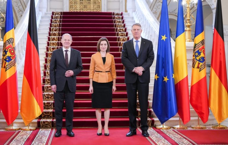 Președinta Sandu: „Avem susținerea României și Germaniei în realizarea proiectului nostru de țară – aderarea la UE”