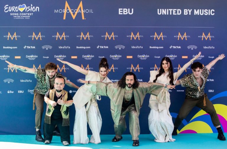 FOTO/ Eurovision Song Contest 2023. Ceremonia de deschidere: Delegația R. Moldova a strălucit pe Turquoise Carpet