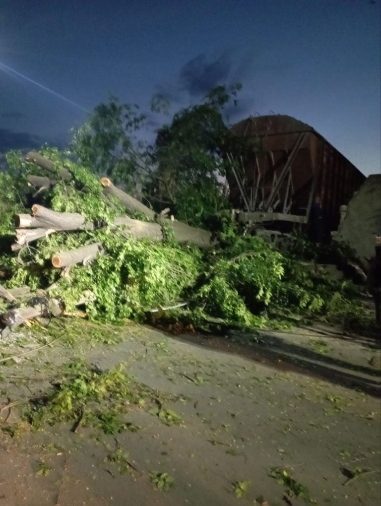 Mai multe vagoane marfare au deraiat pe o stradă din Bălți