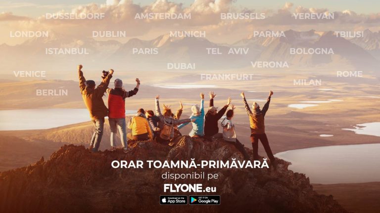 FLYONE dă start vacanțelor de toamnă – primăvară!