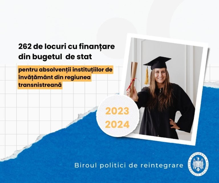 Absolvenții din regiunea transnistreană, așteptați în universitățile naționale