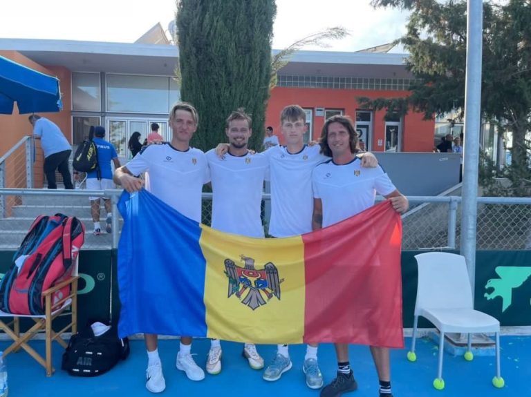 Calificare. Naționala R. Moldova la tenis a promovat în grupa II a Cupei Davis