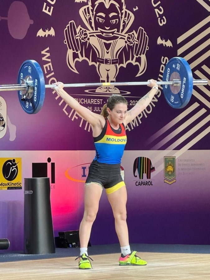 Medalie de argint pentru R. Moldova la Campionatul European de Haltere