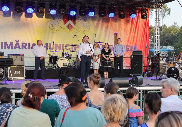 FOTO/ Dorin Recean, la Ungheni: „Sunteți poarta de vest și toată țara se mișcă în direcția foarte clară de integrare europeană, alături de voi”