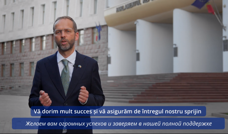 VIDEO/ Jānis Mažeiks: Avem un viitor comun în față, cel european. Îl meritați. La mulți ani, Republica Moldova!