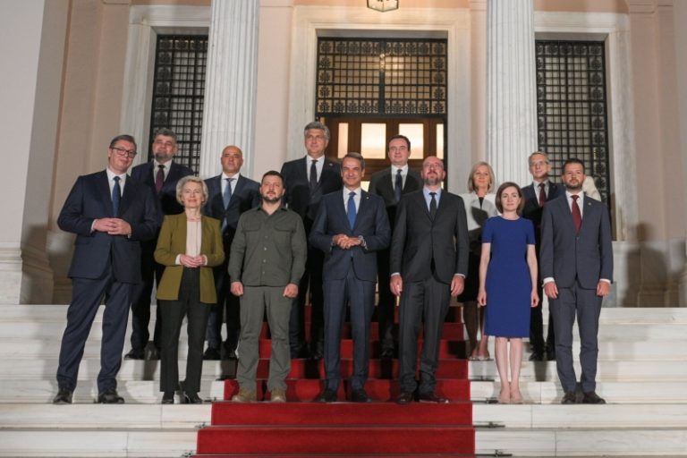 Procesul de extindere al UE, discutat la reuniunea de la Atena de Maia Sandu și alți lideri europeni