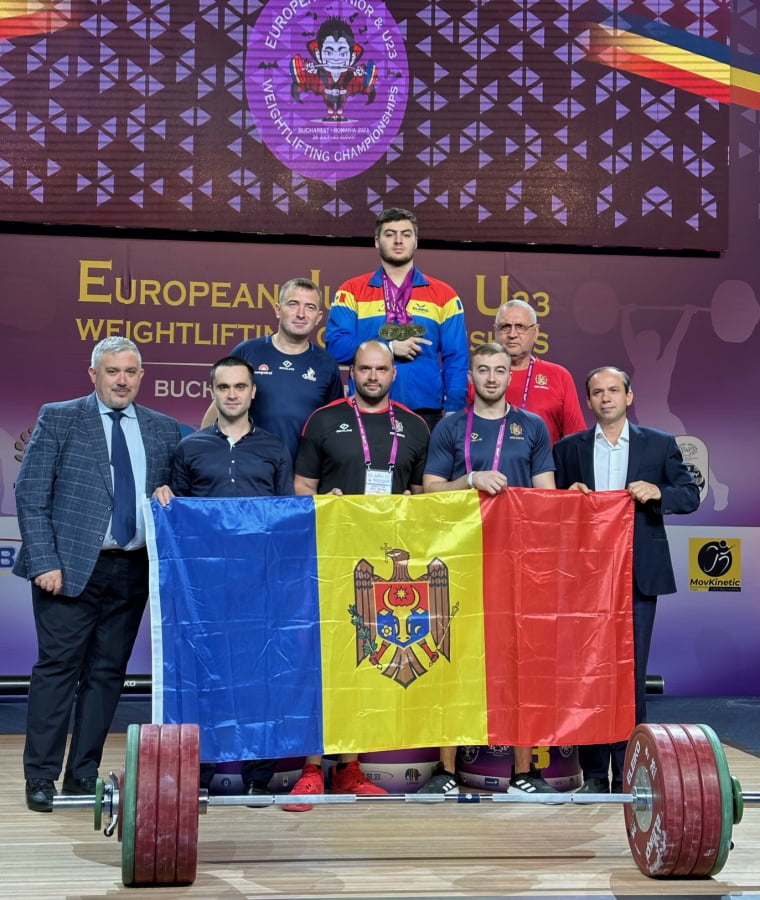 R. Moldova a obținut a treia medalie de aur la Campionatul European de Haltere pentru Juniori și Tineret