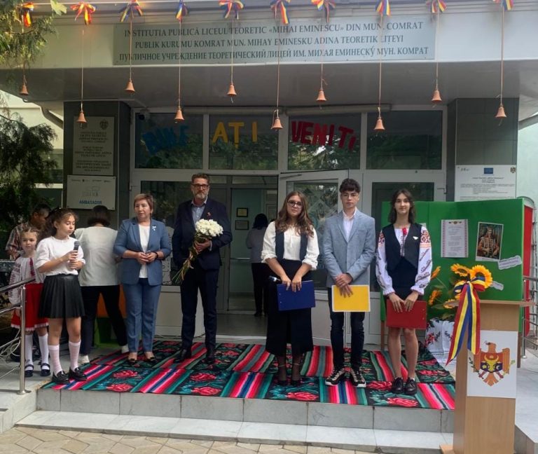 România a oferit 800 de mii de euro pentru construcția unui bloc nou a liceului „Mihai Eminescu” din Comrat
