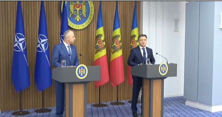 VIDEO/ Recean și Geoană, declarații comune la Chișinău: R. Moldova aparține familiei democrațiilor europene