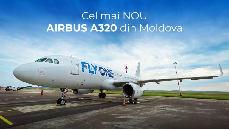 FLYONE a înregistrat în flota sa cel mai nou Airbus A320 din Moldova!