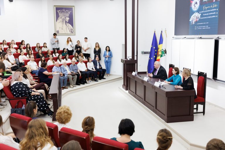 Maia Sandu: Jurnaliștii pot influența, la propriu, viitorul acestei țări