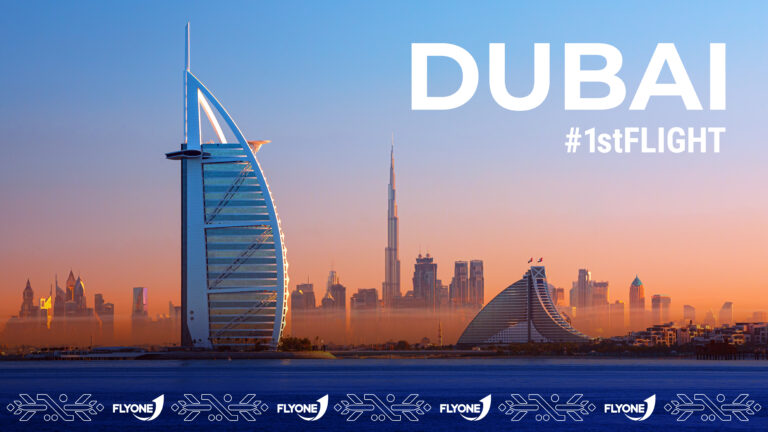 FlyOne a dat start zborurilor spre/din Dubai