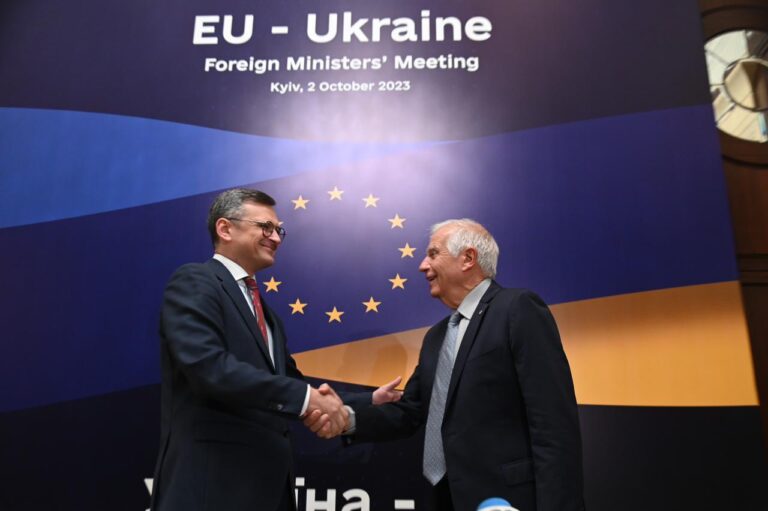 VIDEO/ Miniştrii de externe din UE s-au convocat într-o „reuniune istorică” la Kiev 