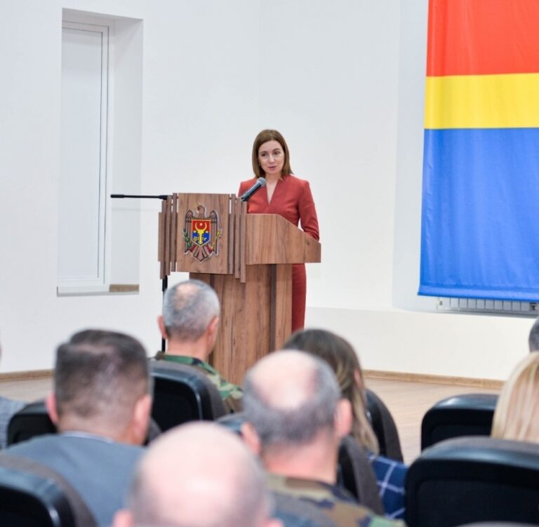 Maia Sandu, despre obiectivele pentru creșterea performanței în armată
