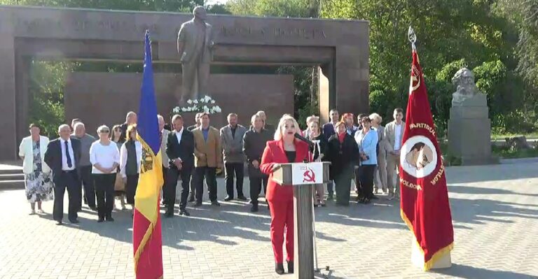 Candidatul Partidului Comuniștilor s-a lansat în campanie cu un mesaj filosovietic