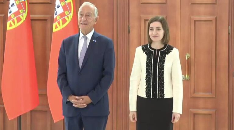 Relația Moldova-Portugalia, o nouă etapă. Maia Sandu: Progresele Portugaliei în diversificarea surselor energetice, un bun exemplu pentru noi