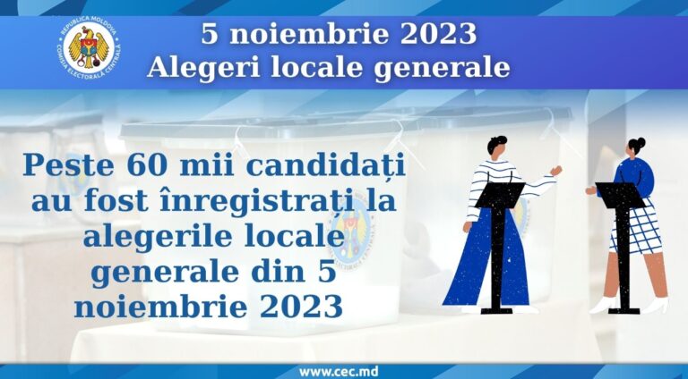 Peste 3900 de candidați pentru funcția de primar vor lupta la scrutinul din 5 noiembrie