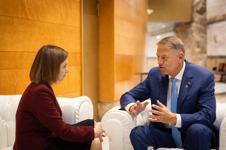 Maia Sandu își dorește o integrare economică mai strânsă cu România