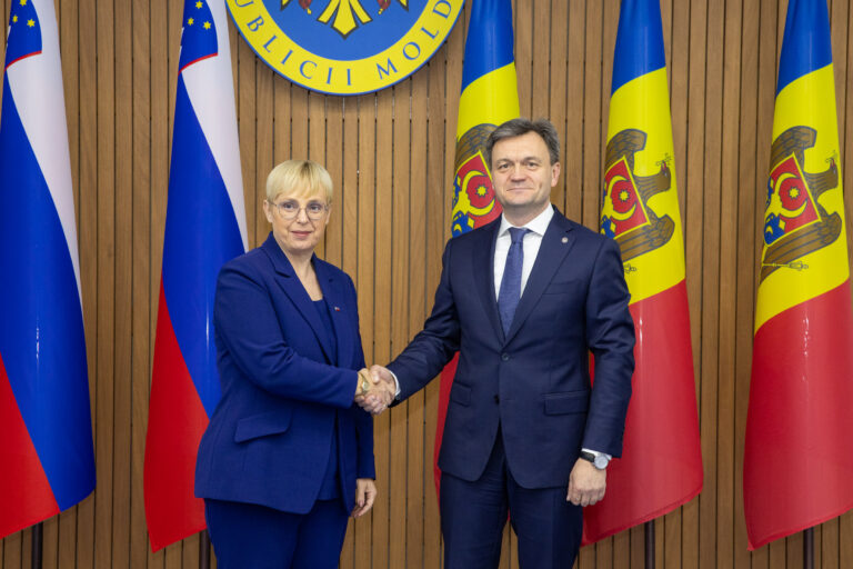 Președinta Sloveniei, discuție cu premierul Dorin Recean: Locul moldovenilor este în Uniunea Europeană