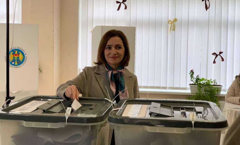 VIDEO/ Maia Sadu îndeamnă cetățenii să iasă la vot: Votul înseamnă puterea poporului