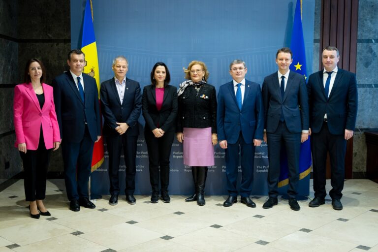 Grosu, întrevedere cu un grup de europarlamentari: R. Moldova în UE este șansa noastră de a transforma țara