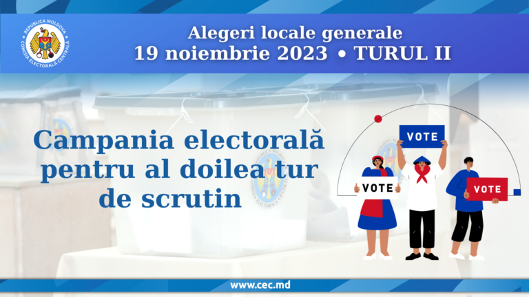 Precizările CEC pentru al doilea tur de scrutin. Candidații pot relua campania doar după stabilirea oficială a datei