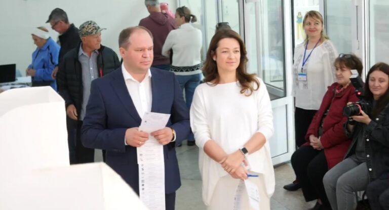 Candidatul MAN, Ion Ceban, a mers la vot: Aștept azi o competiție corectă