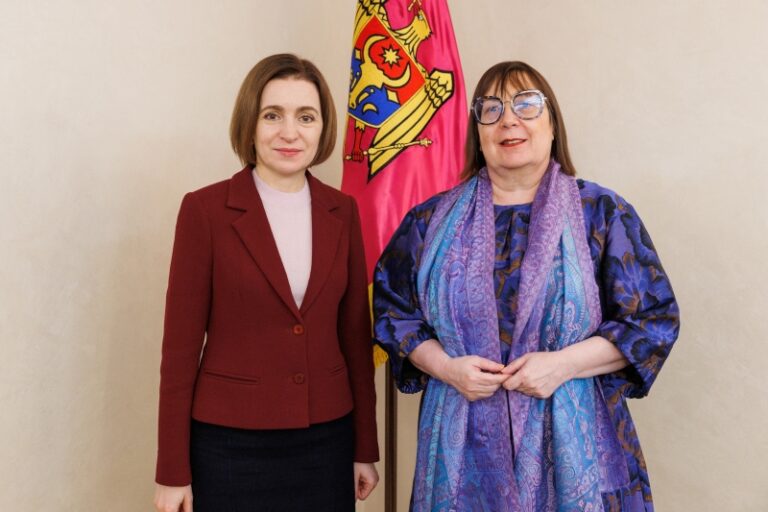 Maia Sandu, discuție cu Esther Lynch: În R. Moldova este în derulare o amplă reformă a instituțiilor publice