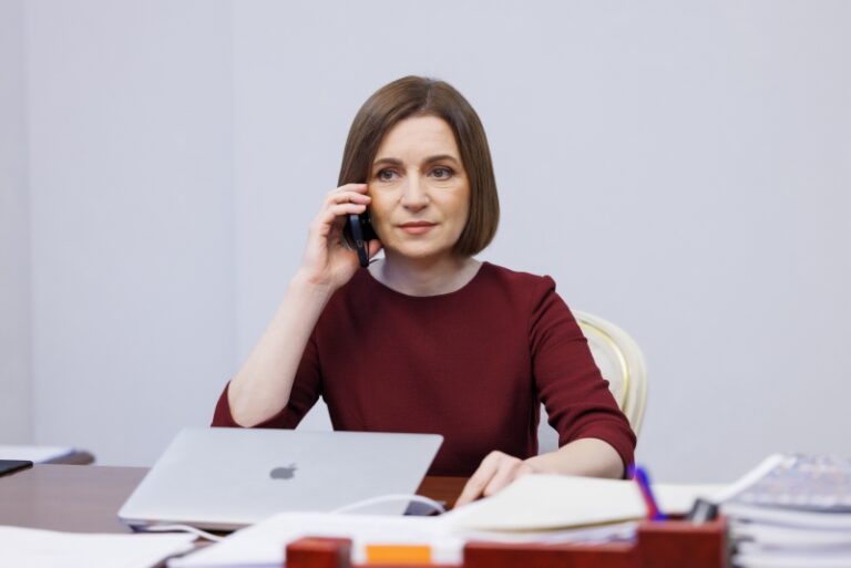Maia Sandu convinge lideri europeni să susțină parcursul european al R. Moldova