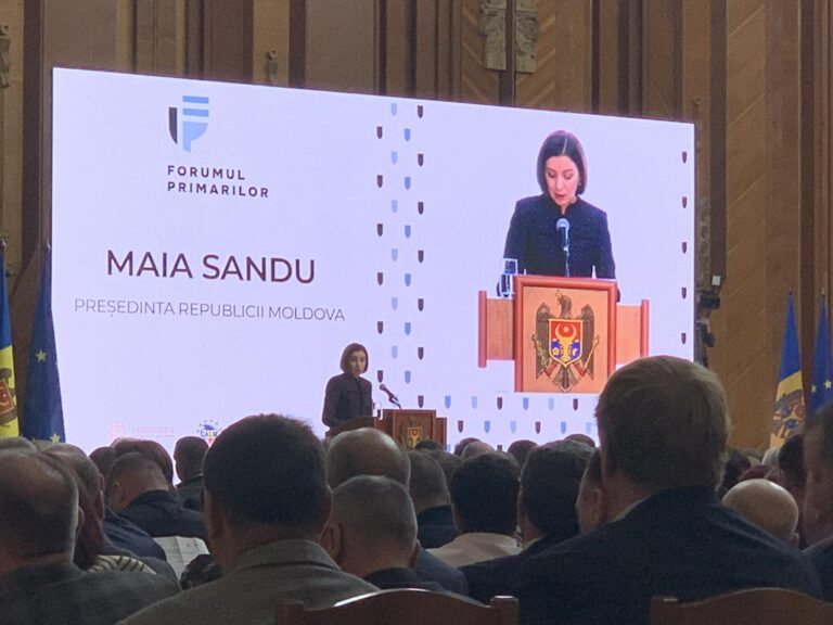 VIDEO/ Maia Sandu, la Forumul Primarilor: Cei care se opun drumului nostru european, se opun banilor care vin pentru dezvoltarea Moldovei