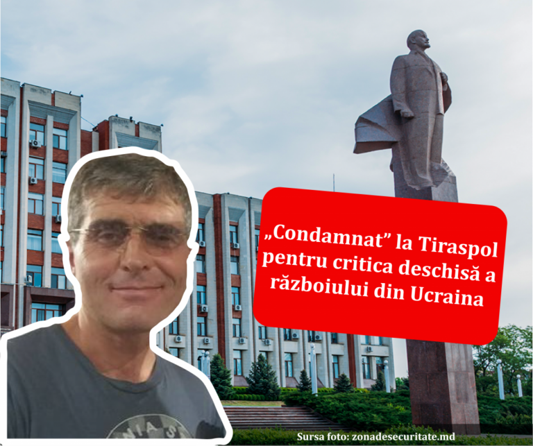 Promo-LEX face apel public pentru eliberarea lui Victor Pleșcanov, pedepsit de regiunea transnistreană pentru că a condamnat războiul